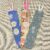 Handmade Fabric Bookmark / Flowers