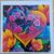 Flower Heart Blank Greeting Card Featuring Original Art by Emma Major