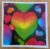 Rainbow Heart Blank Greeting Card Featuring Original Art by Emma Major