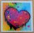 Messy Heart Blank Greeting Card Featuring Original Art by Emma Major