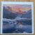 Fjord Sunset Blank Greeting Card Featuring Original Art by Emma Major