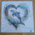 Dolphin Heart Blank Greeting Card Featuring Original Art by Emma Major