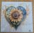 Sunflower Heart Blank Greeting Card Featuring Original Art by Emma Major