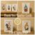 Pack of 3 Gorgeous Gonks Thank You Teacher A6 Cards with envelopes.