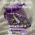 Butterfly Bag Charm/Keyring Purple colour scheme and Any Name Personalisation. Selling in aid of Fibromyalgia Action UK