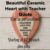 Gorgeous Ceramic Heart Teachers Gift (can be personalised)