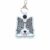 Kawaii Border Collie Keyring – Cute Gift for Border Collie Lovers