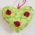 Ladybird Hanging Heart Decoration – Handmade Cotton Gift