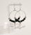 Onyx Beaded Large Hoop Earrings with Teardrop Detail on Sterling Silver Wires