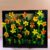 Floral Garden Wall Art – 3D Meadow Picture in Black Wood Frame