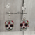Handmade Decorative Skull Charm Earrings.