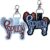 Papillon Keyring – Dog Lover Gift – Word Art