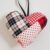 Patchwork Print Hanging Heart Decoration – Handmade Cotton Gift
