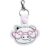 Pig Face Keyring With Heart Glasses – Cute Animal Gift