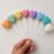 Pastel Heart Plant & Gift Decorations | Handmade Polymer Clay Plant Stakes | Plant Lover Gift