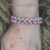 Handcrafted Embellished Bracelet – Pink – RAW Collection – Gift – Bead Work – Jewellery – Handmade Gifts – Made to Measure – Gift for Her – Beading