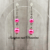 Handmade Drop Earrings. Pink Pearl Beads. Hypoallergenic Ear Wires. Elegant Jewellery. Wedding Jewellery.