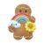 Rainbow & Sunshine Gingerbread Character – A Symbol of Hope, Joy & Positivity