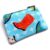 Rainy Day Wellies Zipper Pouch – Handmade Coin Purse Medication Holder And Everyday Essentials Organiser