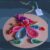 Colourful quilled clown – round hanging decoration