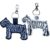 Schnauzer Keyring – Dog Lover Gift – Word Art