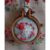 Necklace, Custom Initial Mini Hoop Embroidery