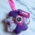 Felt flower hanging decoration Filled with homegrown lavender . All proceeds to The Stroke Association