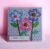 Mother’s Day card/ Mum card. Stitched papers and embroidery. One only.All proceeds to The Stroke Association