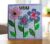 Mother’s Day card/ Mum card. Stitched papers and embroidery. One only.All proceeds to The Stroke Association