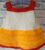 Hand knitted baby pinafore dress. Approx 3 to 6 mths. All proceeds to The Stroke Association