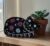 Made to order.Black cat decoration. Hand embroidered.Filled with lavender. All proceeds to The Stroke Association .