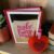 ‘Wake up and Smile.’ Notebook and felted heart. All proceeds to The Stroke Association.
