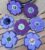 Purple floral brooch pin decoration/ accessory. Purple Poppy.