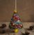 Festive tree hanging. Hand embroidered. Proceeds to The Stroke Association