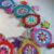Festive party garland with glits, bells and pzazz. Silver crocheted. Proceeds to The Stroke Association.