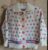 Hand knitted child’s cardigan. Approx 1 to 2 yrs. 50% wool. Charity Proceeds.
