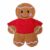 Sending Big Kisses Gingerbread Character – A Token of Love and Affection