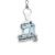 Sewciopath Sewing Machine Keyring – Funny Sewing Gift