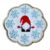 Small Festive Gnome Snowflake Mat – Christmas Home Décor Accent