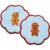 Small Gingerbread Friends Table Mat – Festive Christmas Décor Accent