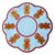 Smiling Gingerbread Friends Decorative Table Mat – Festive Holiday Décor