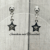 Sparkly Crystal Star Earrings – Funky Earrings – Fun Jewellery – Silver Star Earrings – Celestial Earrings – Drop Earrings – Space Earrings.