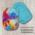 Stoma Bag Cover – Rainbow Marbled Fabric – Made To Order