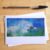 Surfer Riding the Waves – Acrylic Seascape Greetings Card for Any Occasion