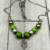 Handmade Silver Tree of Life Beaded Necklace.
