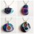 Unique One-of-a-Kind Handmade Fused Glass Puddle Pendants – Colourful Glass Necklaces