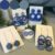 Azure Collection – Handmade Blue Geometric Polymer Clay Earrings | Lollygag Jewellery Sheffield