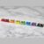 Rainbow Triangle Stud Earrings – Gender Neutral Geometric Polymer Clay Jewellery UK