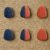 Ink and Orchard Stud Earrings – Colourful Lightweight Earrings UK Gift for Her Quiet Warmth Collection