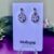 Blue Porcelain Chinoiserie Small Dangle Earrings – Handmade Blue and White Polymer Clay Earrings UK